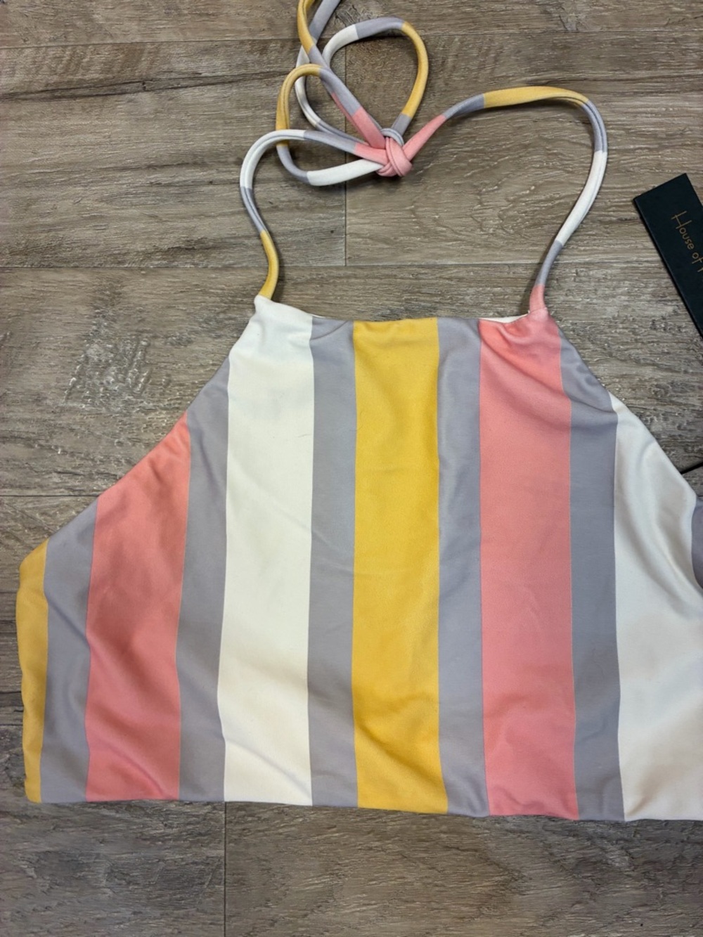 House of Harlow 1960 x Revolve Saros Stripe Swim Top - Picture 4 of 10